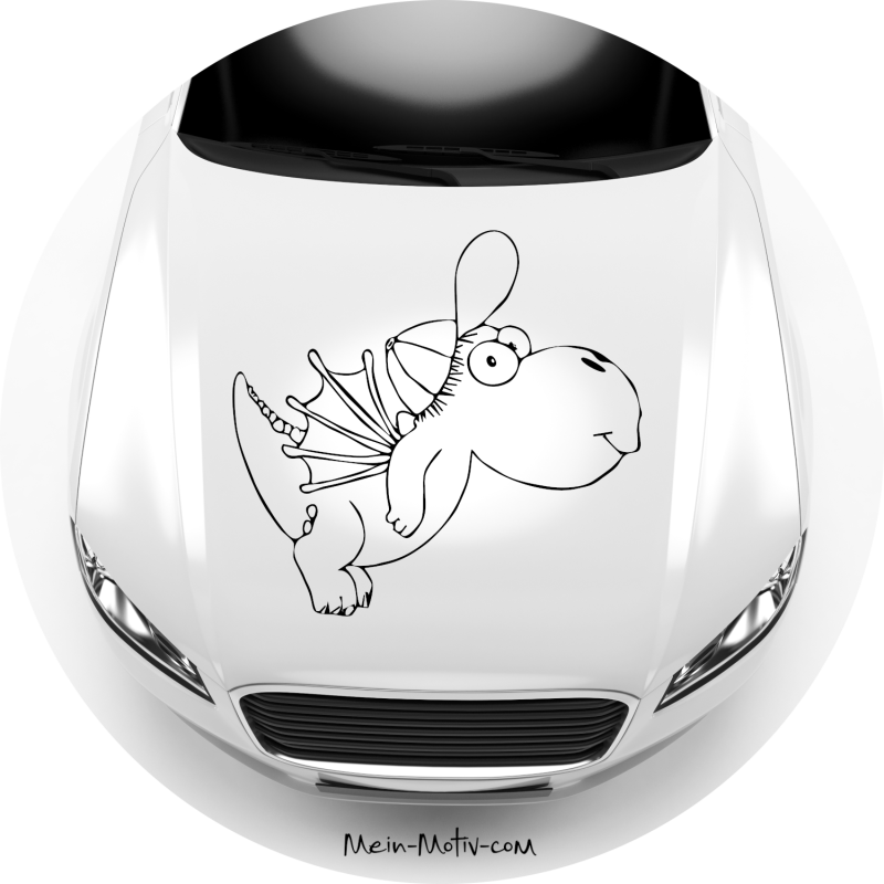 Preview: Aufkleber 46202 Drache Kokosnuss